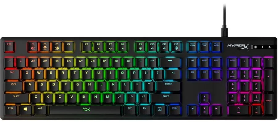 Проводная игровая клавиатура HyperX Alloy Origins Black (4P4F6AA#ABA), купить в Москве, цены в интернет-магазинах на Мегамаркет