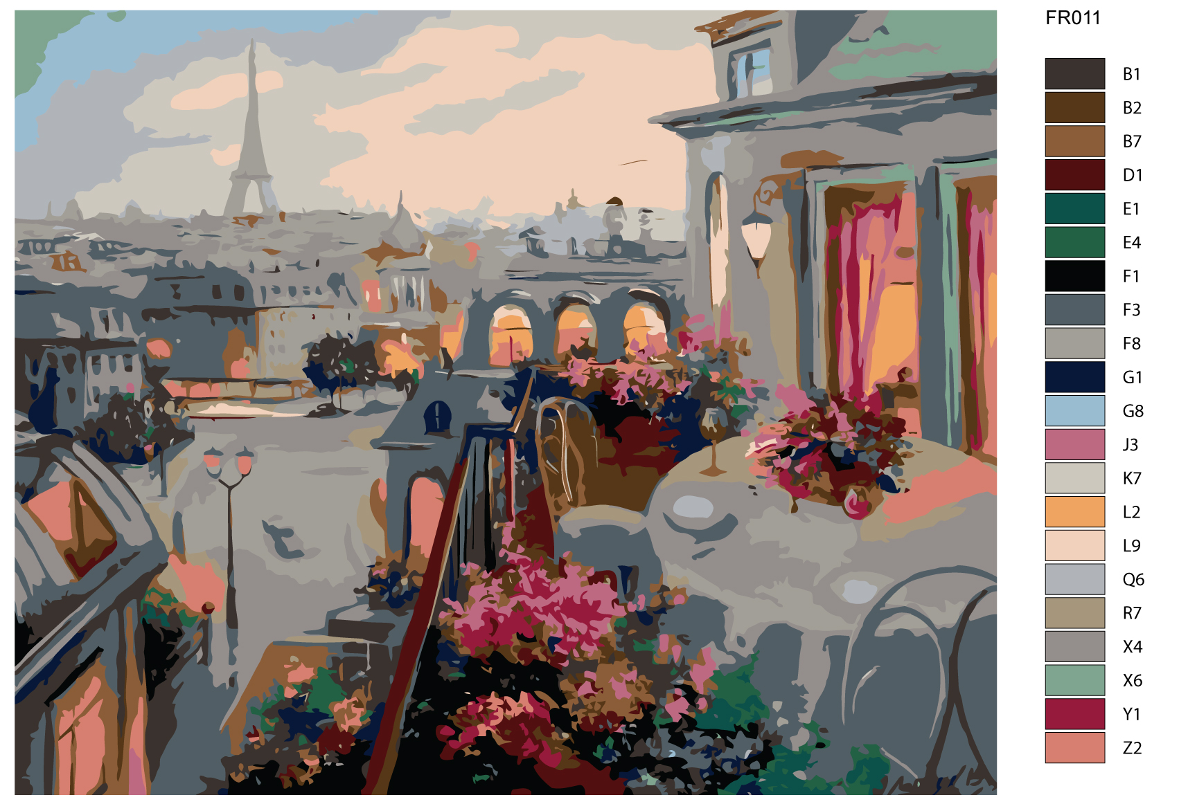 Картина по номерам, Живопись по номерам, 72 х 90, FR011 - купить в ...