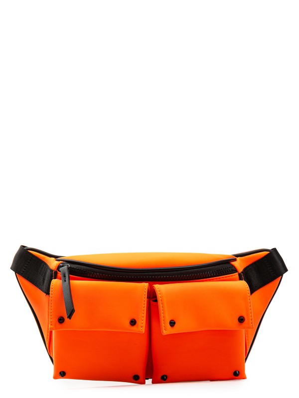 Поясная сумка женская Labbra Like LL-D193322S, ярко-оранжевый/черный