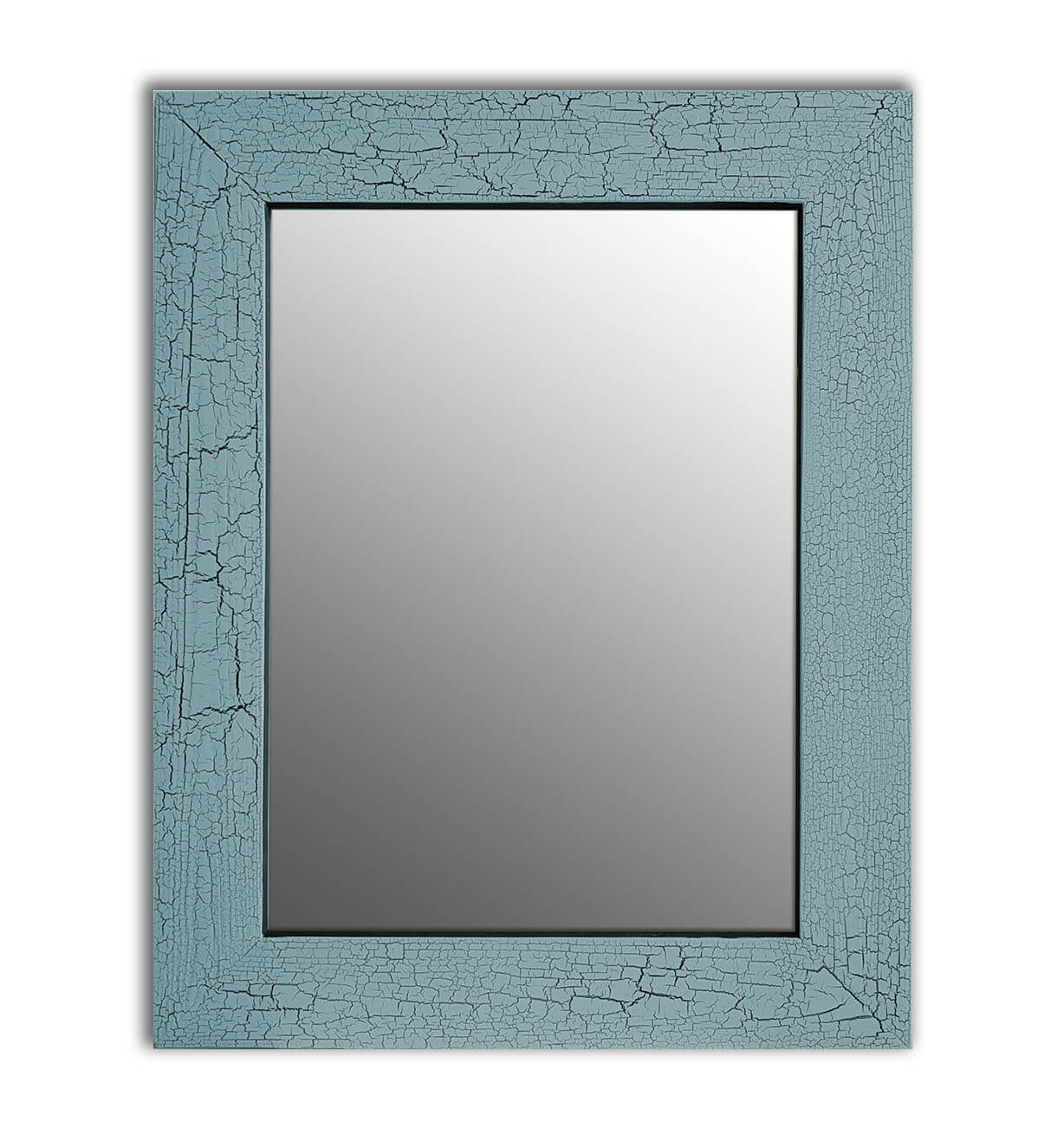 Настенное зеркало Кракелюр Голубой 04-0123-65х80 Дом Корлеоне