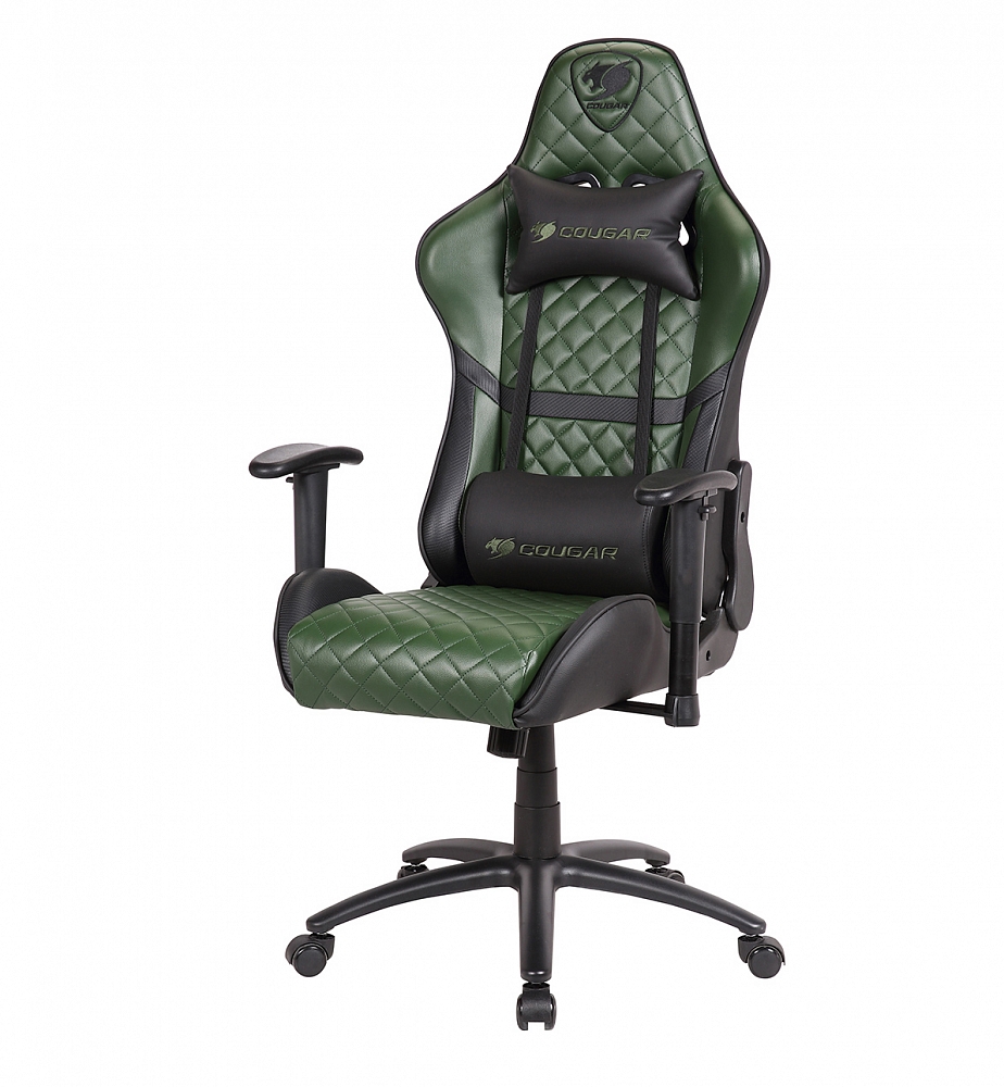 Игровое кресло Cougar Armor One-X CU-ARMone-x, черный/зеленый