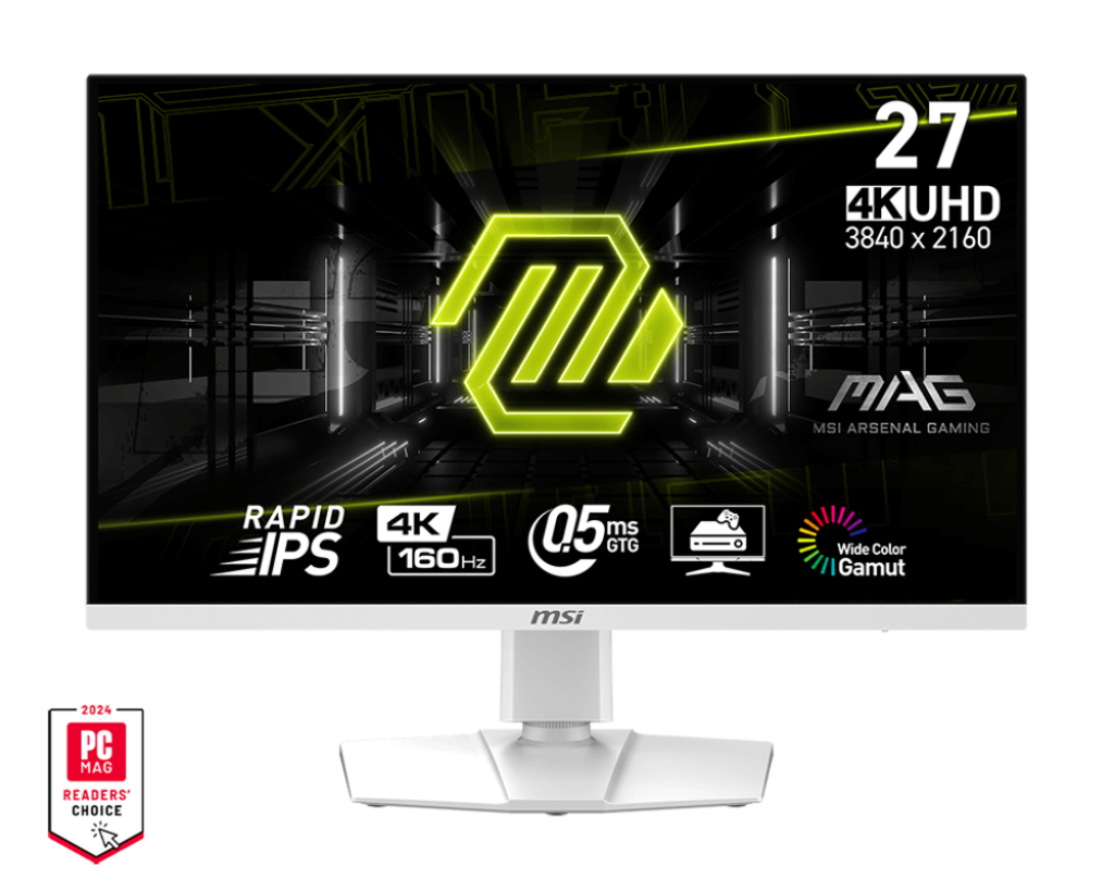 27" Монитор MSI MAG 274URFW белый 144Hz 3840x2160 IPS, купить в Москве, цены в интернет-магазинах на Мегамаркет