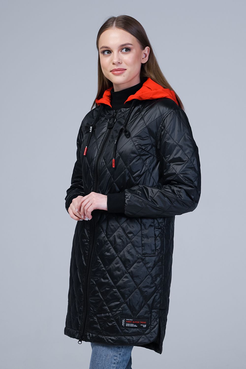 Пальто женское OHARA CC-21505 черное 42 RU