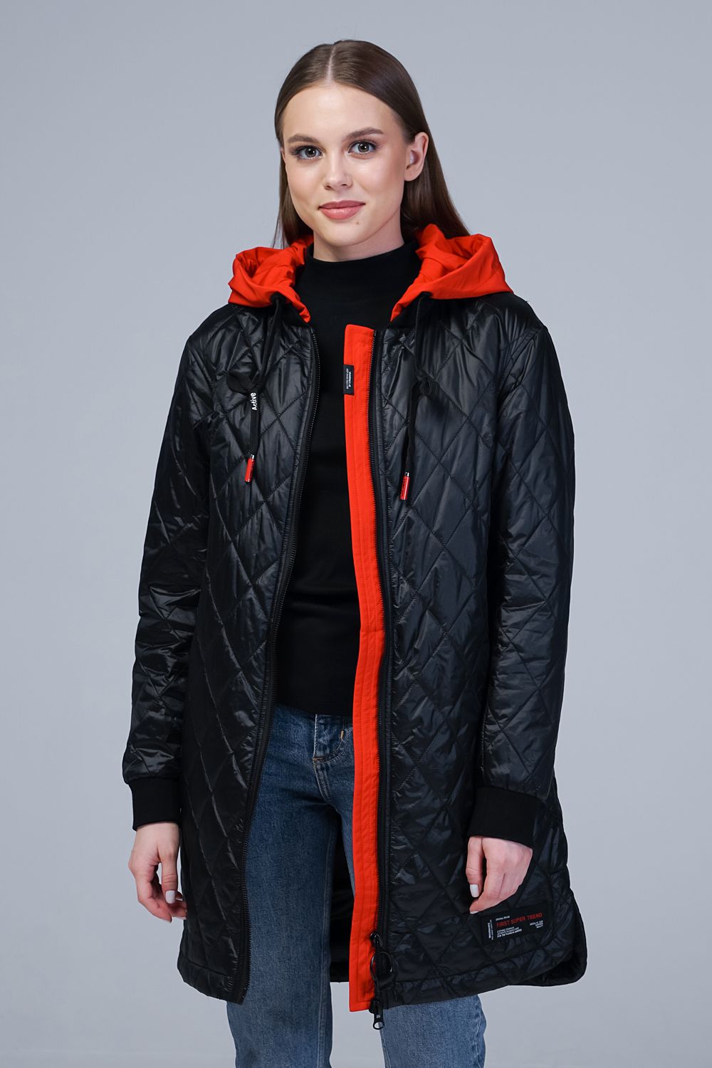 Пальто женское OHARA CC-21505 черное 42 RU