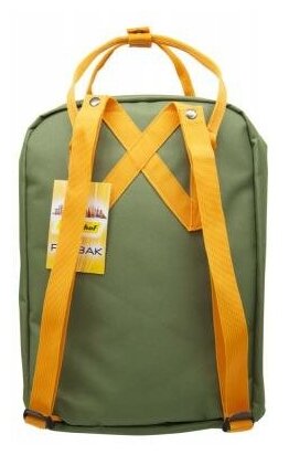 Сумка-рюкзак Silwerhof 830843 оливковая/оранжевая