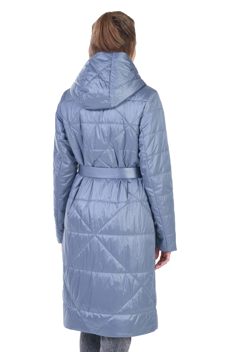 Пальто женское OHARA CC-21700 голубое 42 RU