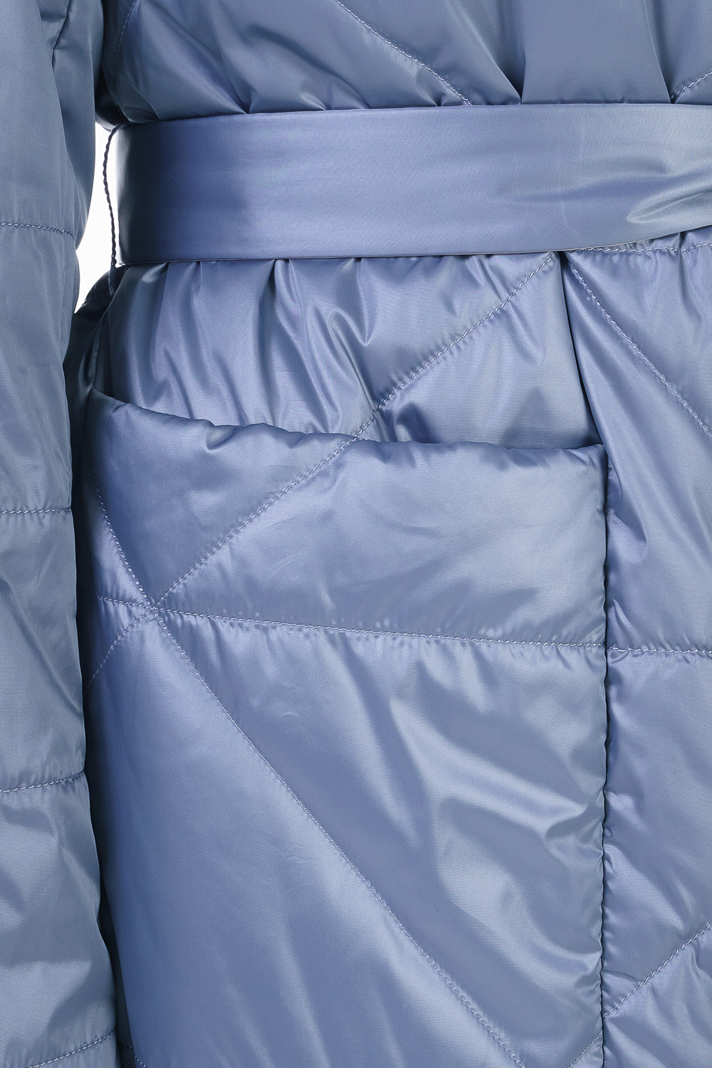Пальто женское OHARA CC-21700 голубое 44 RU