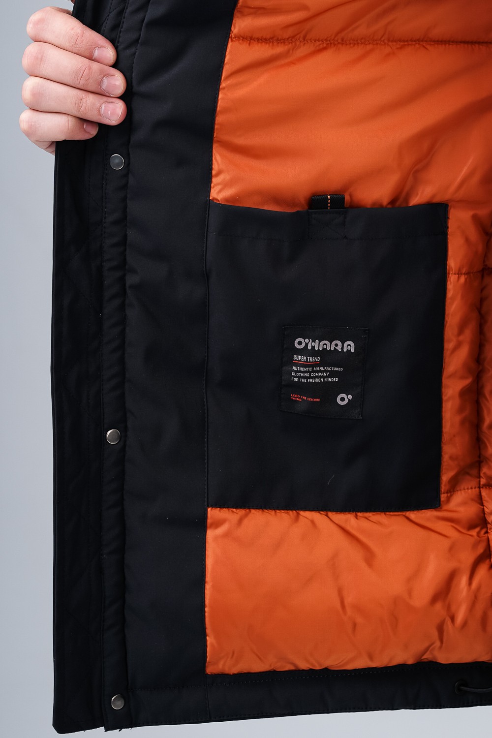 Куртка мужская OHARA CCM-22704 серая 54 RU