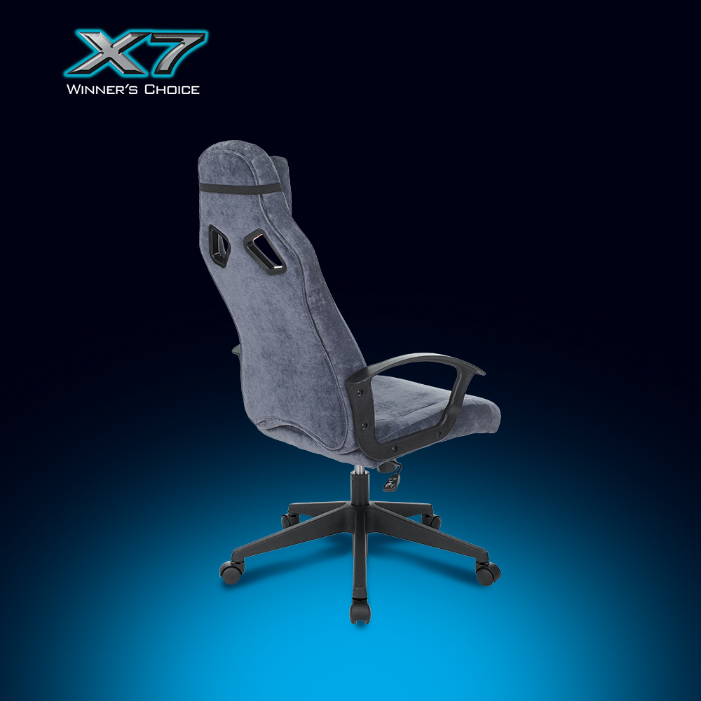 Кресло игровое A4Tech X7 GG-1400, обивка: ткань, цвет: синий - купить вМоскве, цены на Мегамаркет