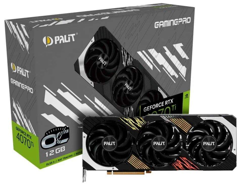 Видеокарта Palit RTX 4070 TI Gamingpro OC 12GB GDDR6X, купить в Москве, цены в интернет-магазинах на Мегамаркет