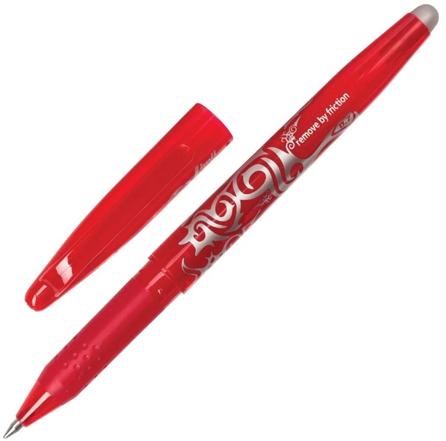 Ручка шариковая Pilot Frixion 07, красная, 0,7 мм, 1 шт.