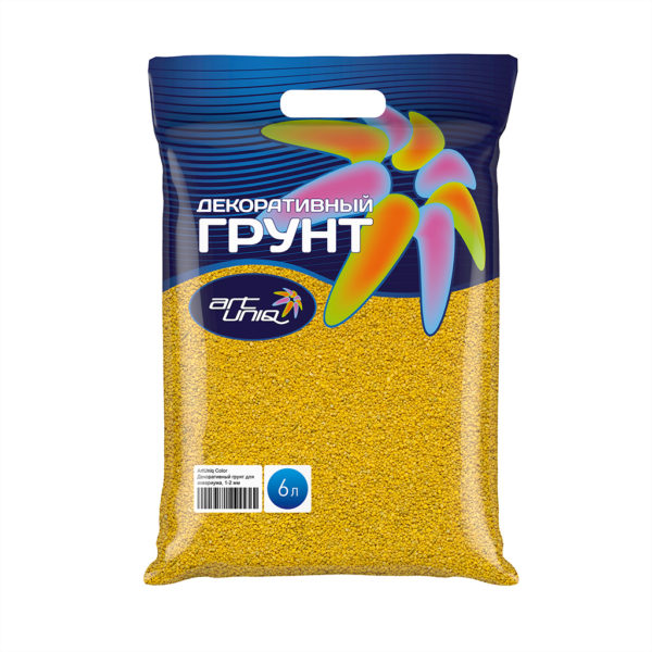 Грунт ArtUniq Color Yellow 1-2мм 9кг