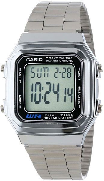 Наручные часы электронные мужские Casio Collection A-178WA-1 - купить в TopShopTime, цена на Мегамаркет