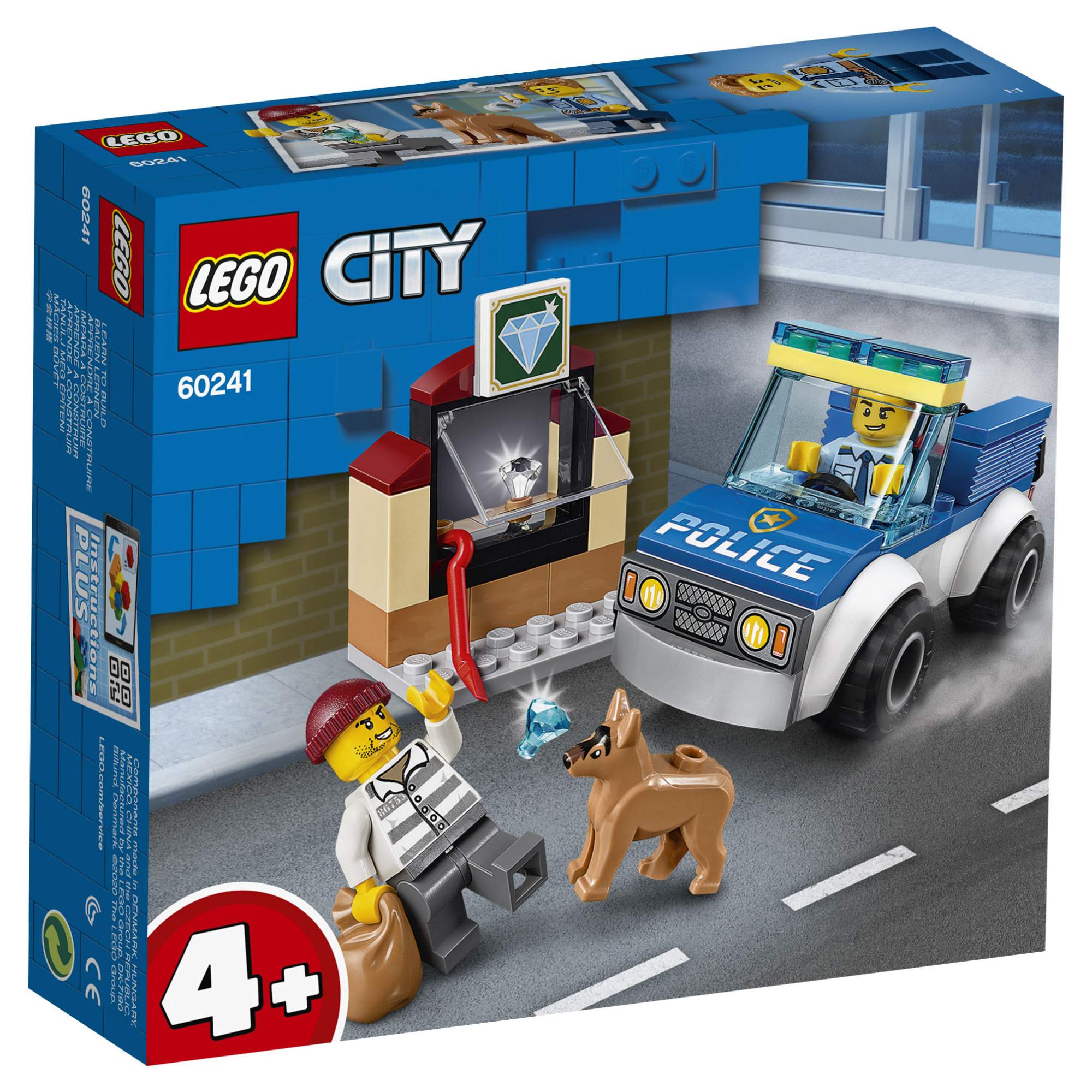 Конструктор LEGO City Police 60241 Полицейский отряд с собакой