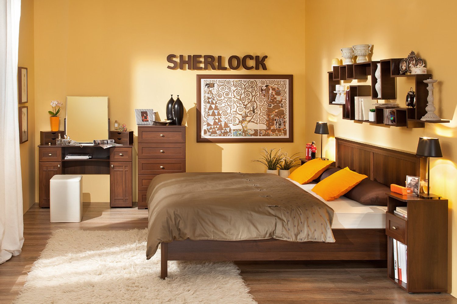 Кровать без подъёмного механизма Hoff Sherlock