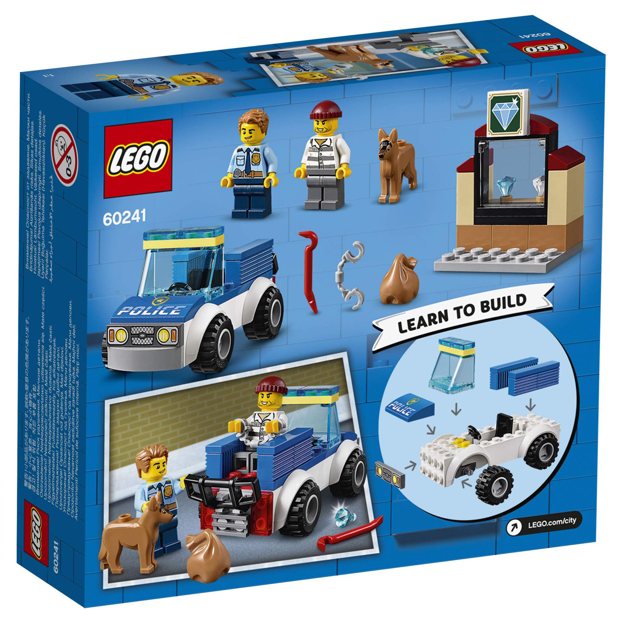 Конструктор LEGO City Police 60241 Полицейский отряд с собакой