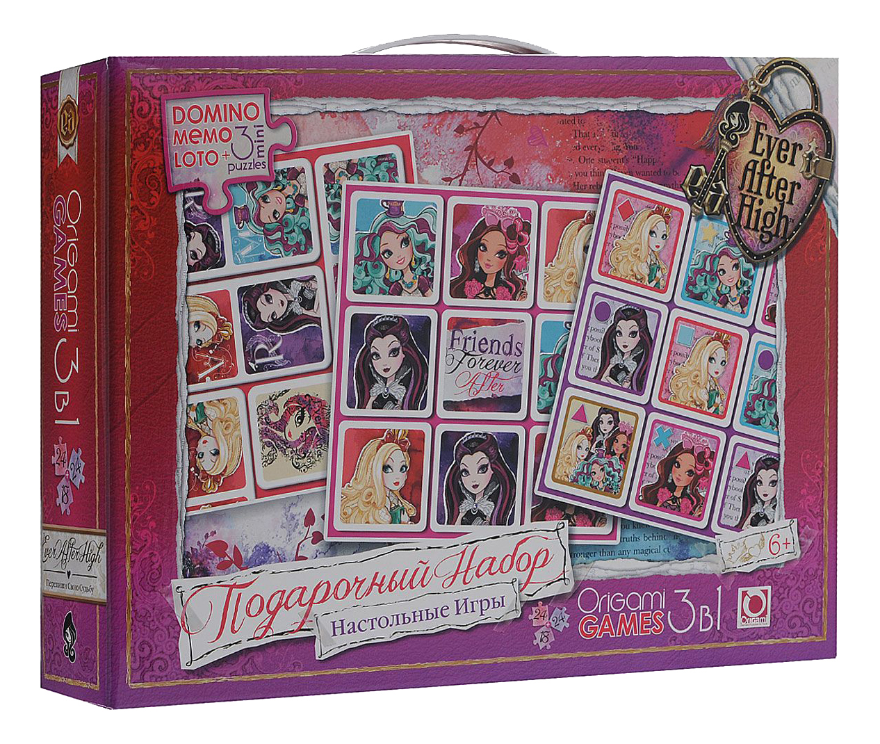 Купить семейная настольная игра Origami Ever After High Подарочный набор  Настольные игры, цены на Мегамаркет | Артикул: 100022752410