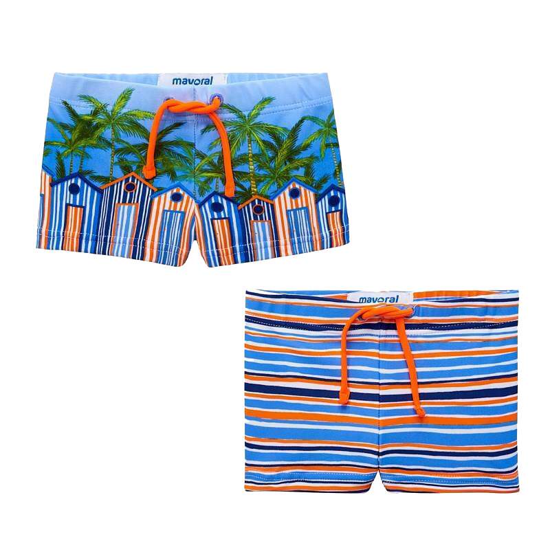 Комплект шорт для купания 2 шт MAYORAL, цв. оранжевый, 92 р-р