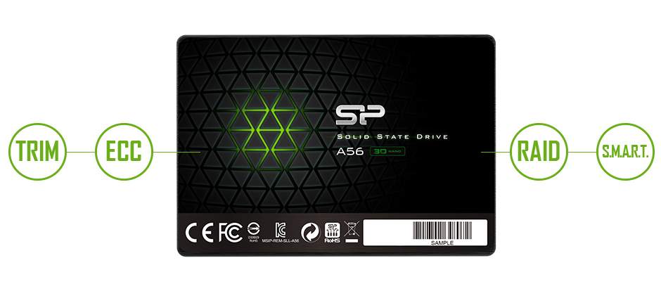 SSD накопитель Silicon Power Ace A56 2.5" 256 ГБ (SP256GBSS3A56B25) - купить в Москве, цены в интернет-магазинах Мегамаркет