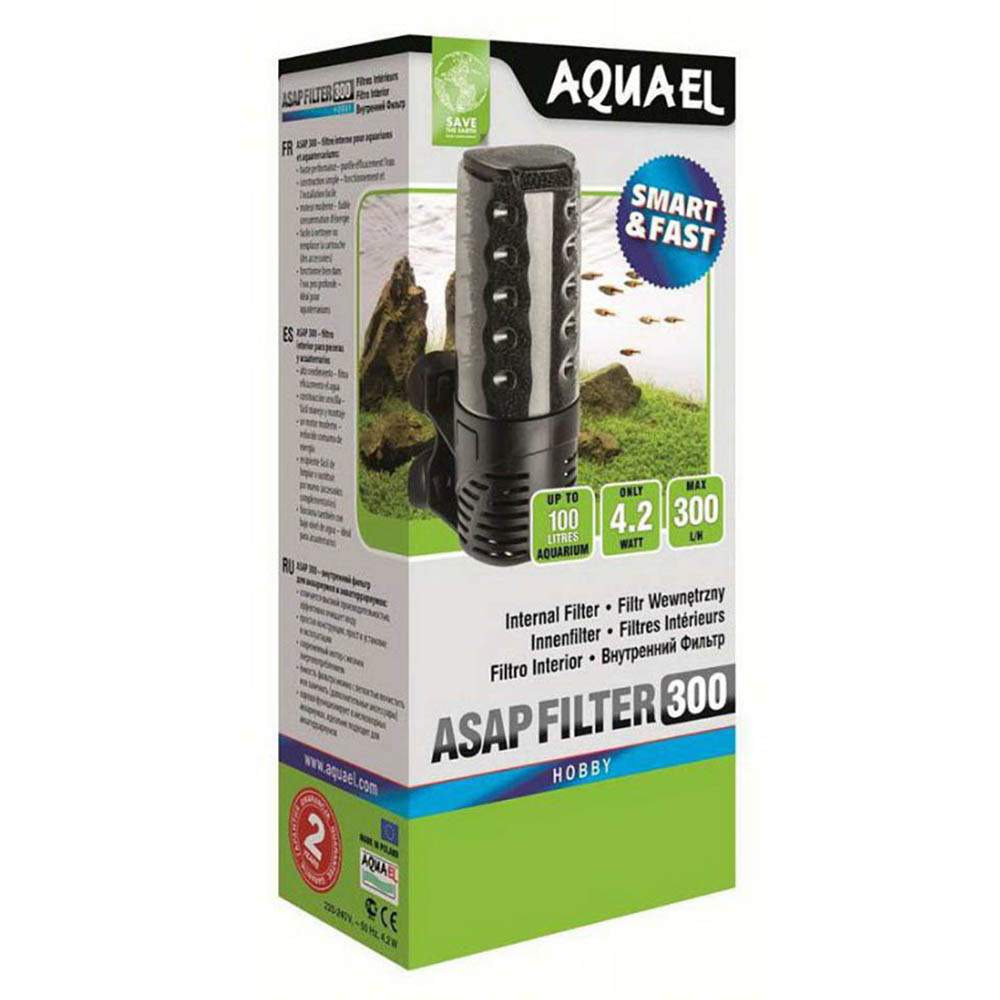 Фильтр для аквариума внутренний Aquael Asap 300, 300 л/ч, 4,2 Вт