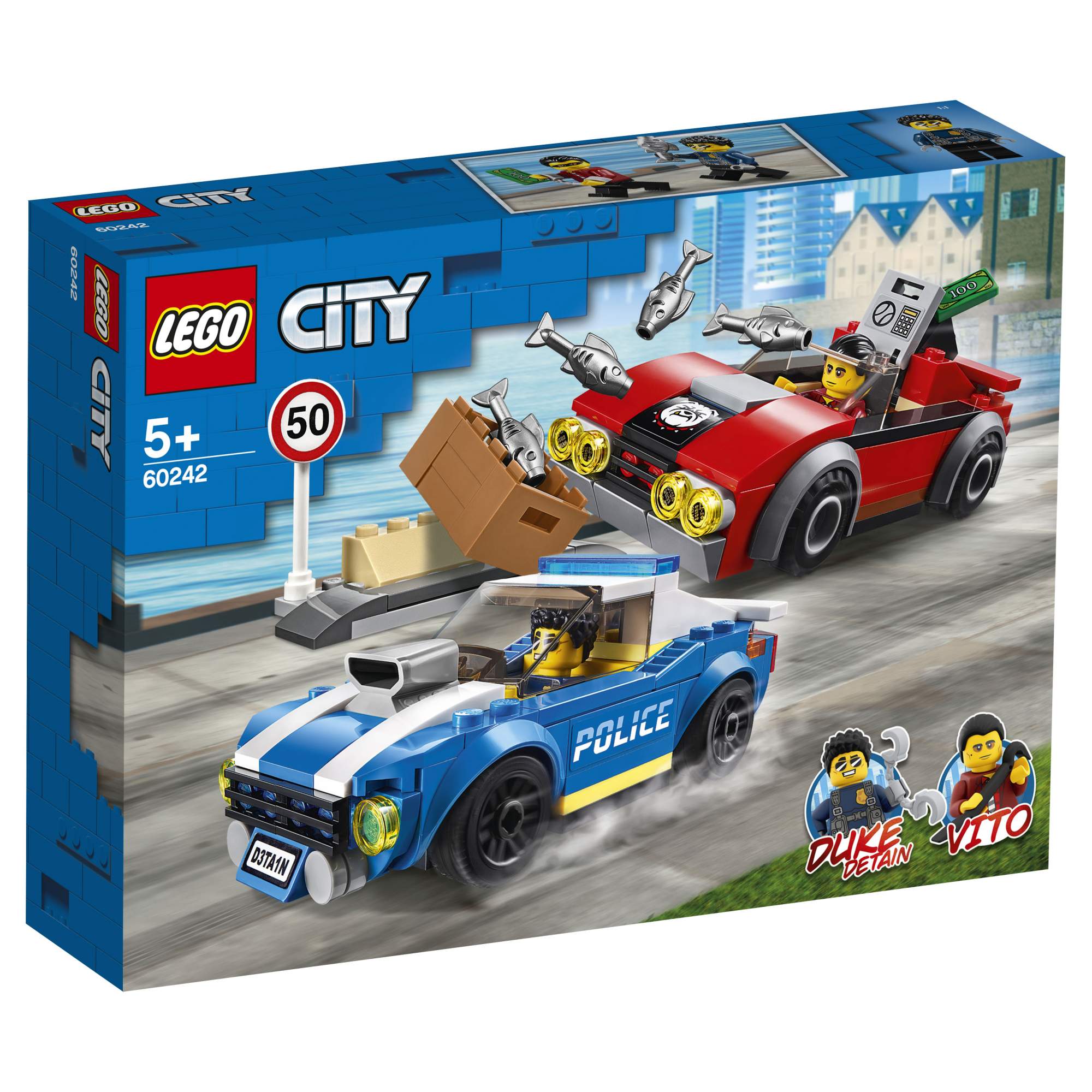 Конструктор LEGO City Police 60242 Арест на шоссе