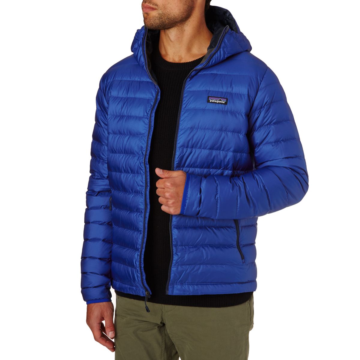 Patagonia down sweater hoody viking blue sale