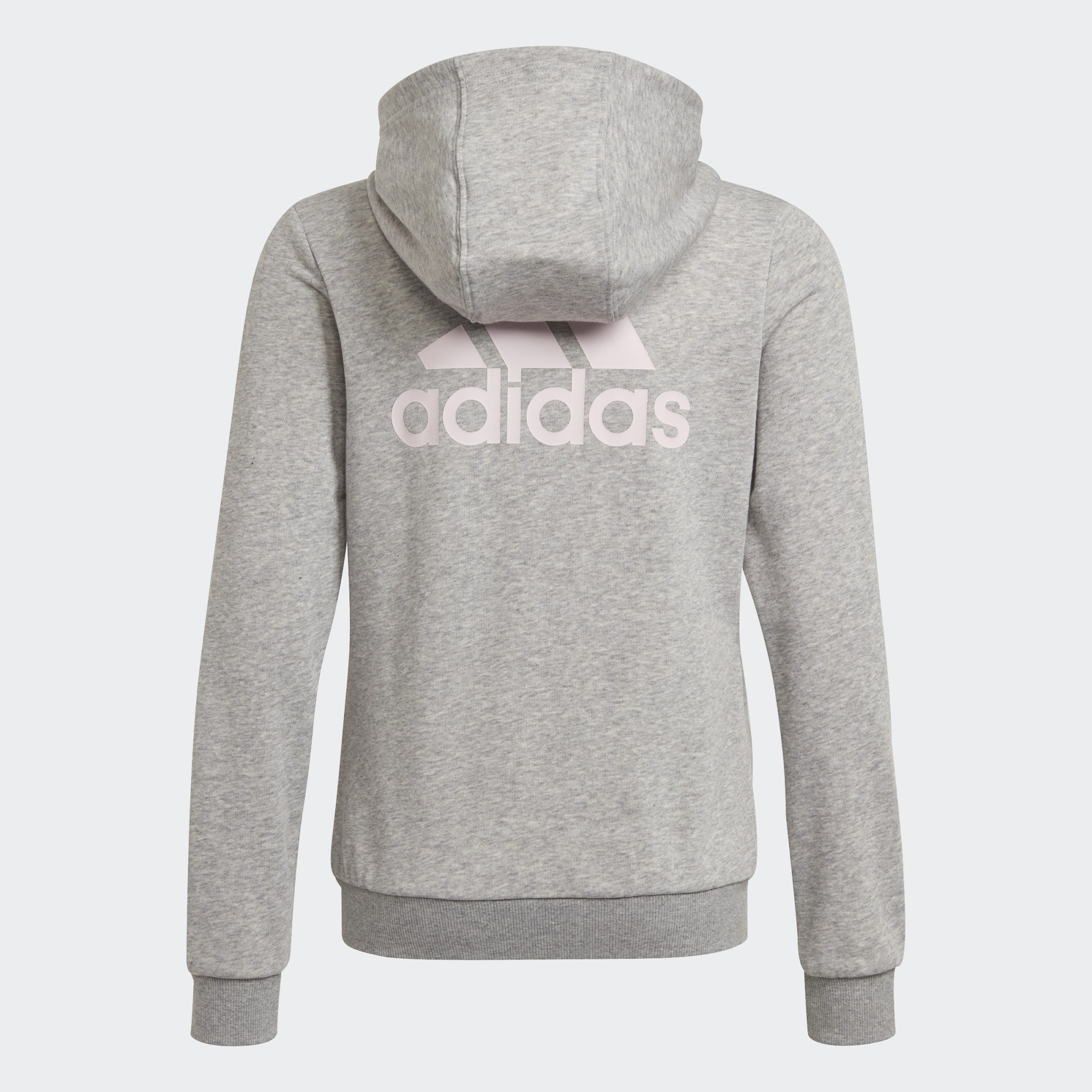 Толстовка Adidas G Bl Fz Hoodie GS2172 цв.серый р. 152