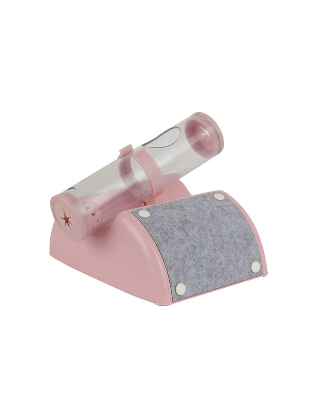 Развивающая игрушка для кошек STEFAN Балансир пластик, розовый, 28 см