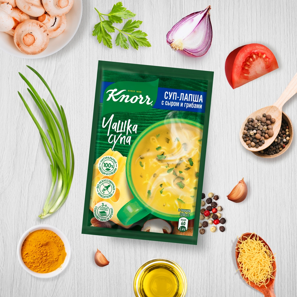 Суп-лапша Knorr чашка с сыром и грибами сухая смесь 15.5 г - отзывы  покупателей на маркетплейсе Мегамаркет | Артикул: 100023631473