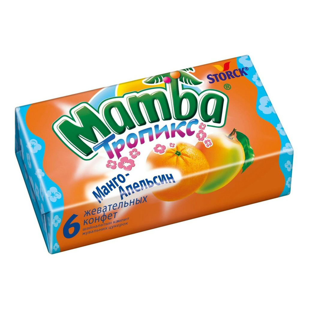 Жевательные конфеты Mamba тропикс 26,5 г