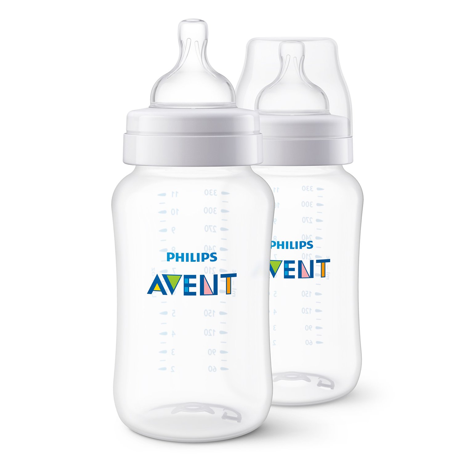 Купить набор бутылочек 2 шт. Philips Avent Anti-Colic 330мл SCF816/27, цены  на Мегамаркет | Артикул: 600000483549