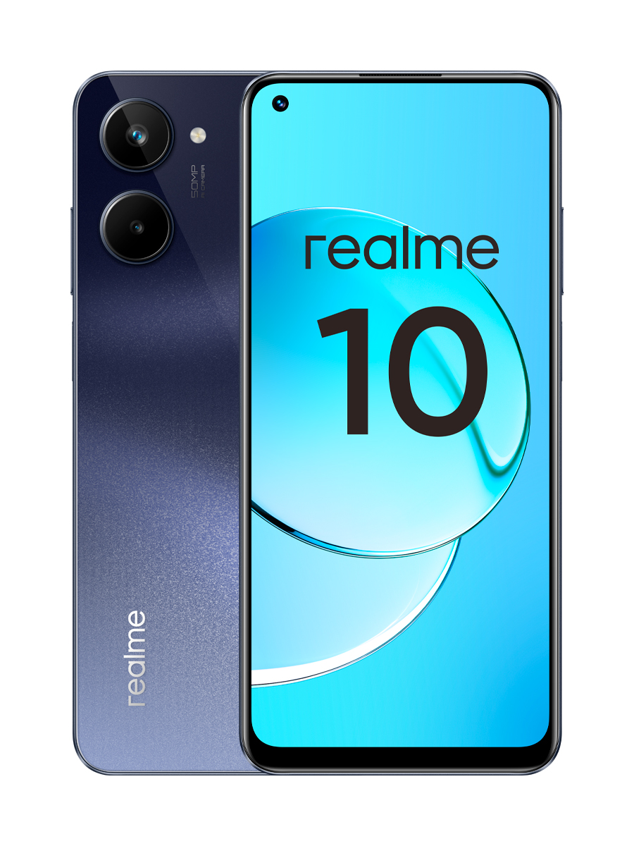 Смартфон Realme 10 8/256GB Black (RMX3630) - купить в М.видео, цена на Мегамаркет - Смартфон