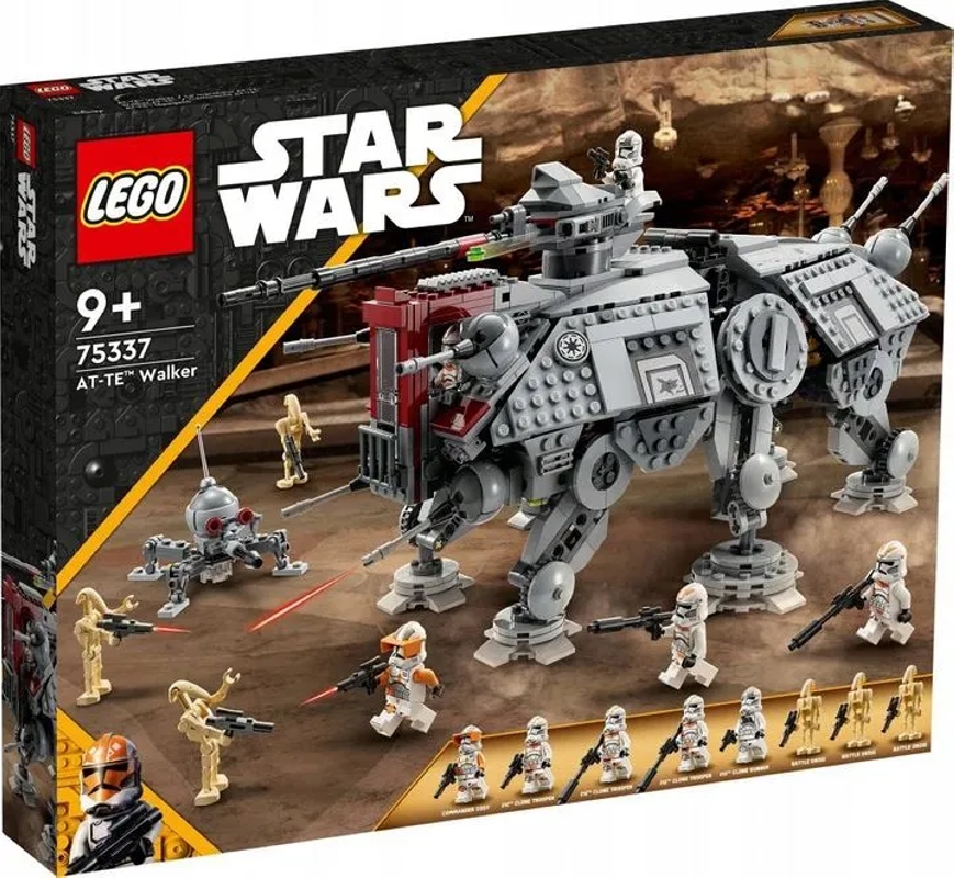 Купить конструктор LEGO Star Wars 75337 Шагоход AT-TE 1082 детали, цены на Мегамаркет | Артикул: 600009184071