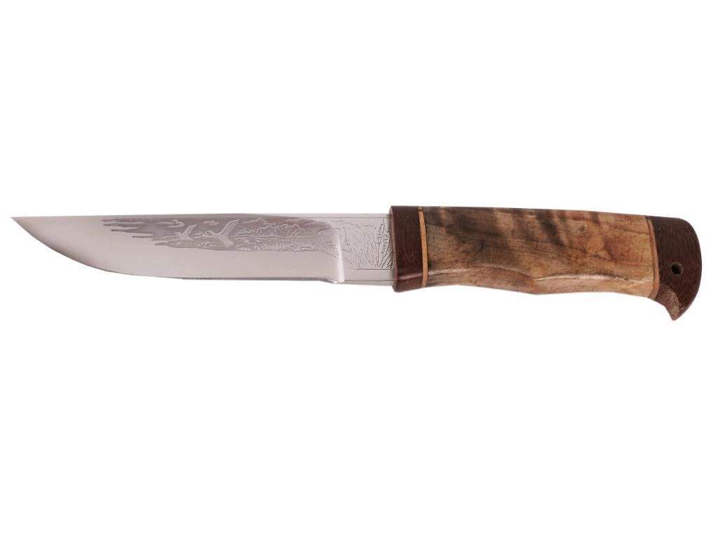 Туристический нож Златоуст НС-55, коричневый – купить в Москве, цены в интернет-магазинах на Мегамаркет