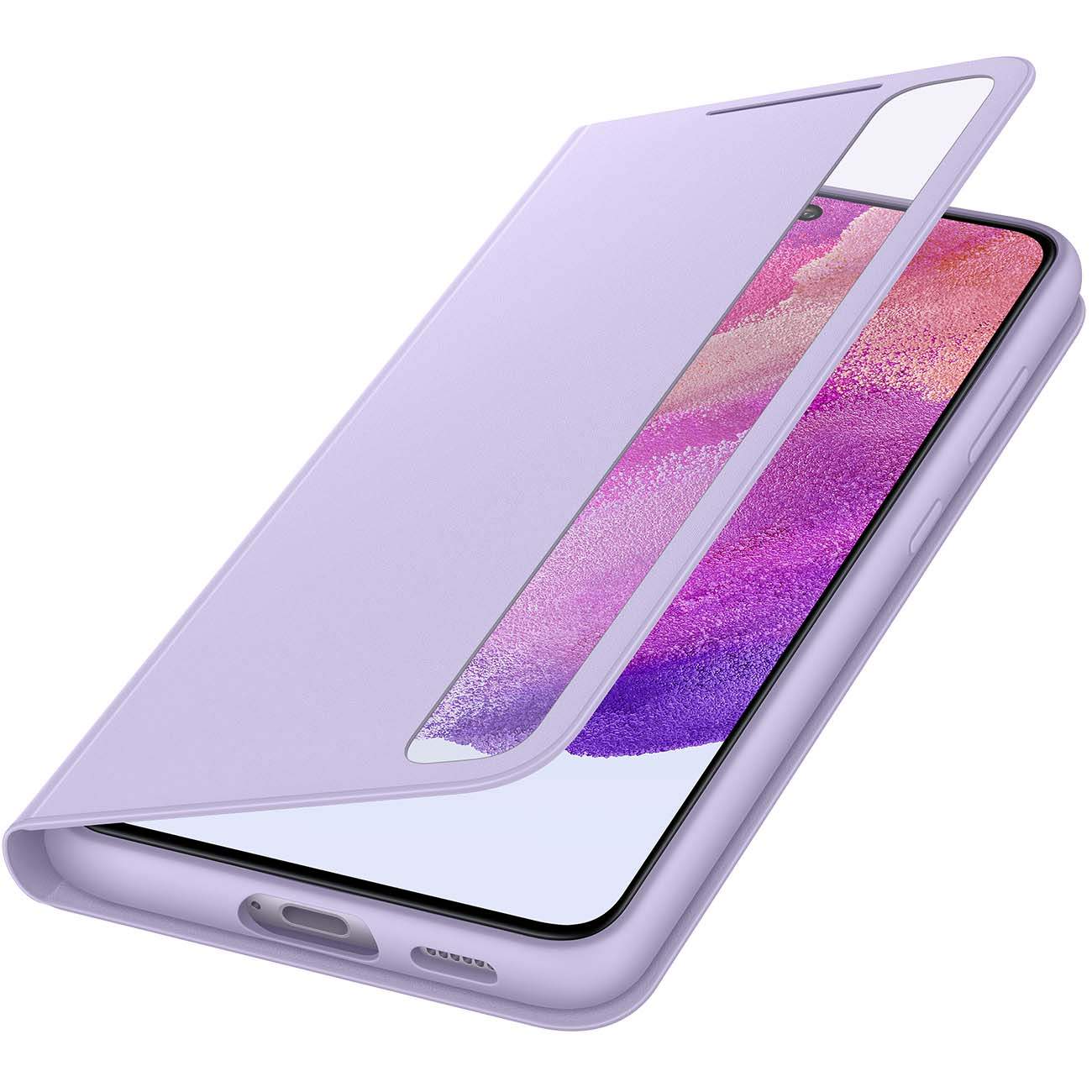 Чехол Samsung Smart Clear View Cover R9 Purple (EF-ZG990CVEGRU), купить в  Москве, цены в интернет-магазинах на Мегамаркет