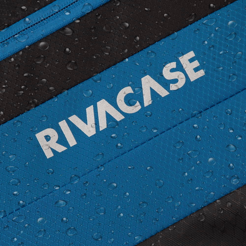 Дорожная сумка Rivacase 5235 black/blue 48 x 28 x 26 см
