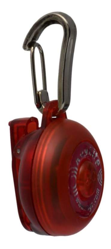 Светящаяся подвеска на ошейник для собак ROGZ RogLite Красная  - 31 мм