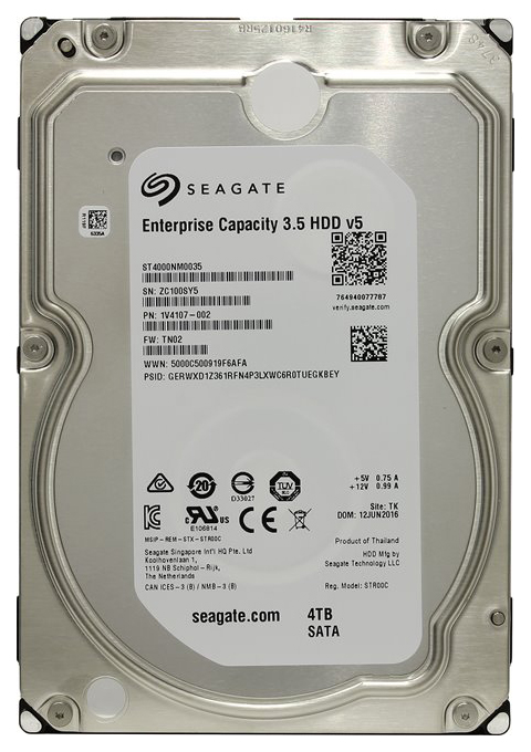Жесткий диск Seagate Exos 4ТБ (ST4000NM0035) - купить в ЦифроКом, цена на Мегамаркет