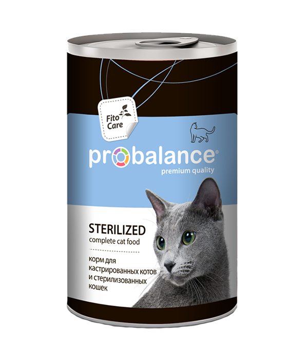 Консервы для кошек ProBalance Sterilized, с курицей, 415г