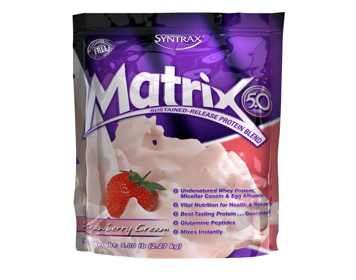 Протеин Syntrax Matrix 5.0, 2270 г, strawberry cream