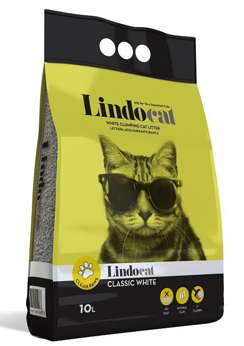 Комкующийся наполнитель для кошек Lindocat CLASSIC бентонитовый, 8.56 кг, 10 л