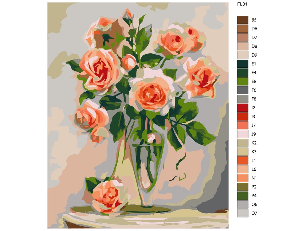 Белые розы по цифрам. Картина по номерам розы в вазе. Натюрморты художника martina yeon. Букет живопись. Картина чайные розы.