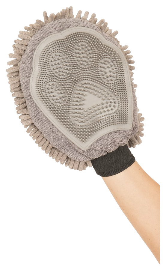 Щетка-рукавица для животных Dog Gone Smart Grooming Mitt Серый