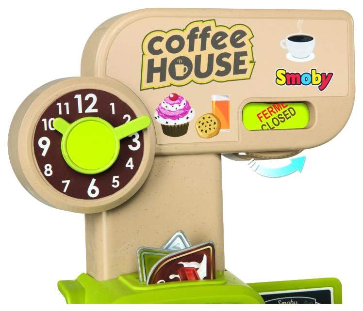 Smoby "Toys Coffee House" - интерактивная кофейня | звуковые эффекты и аксессуары