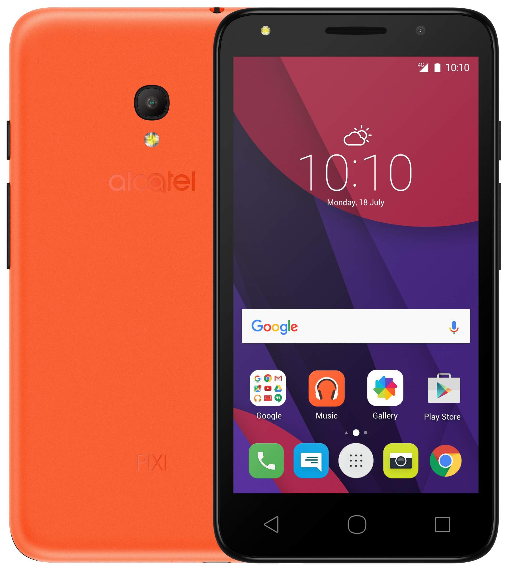 Смартфон Alcatel OneTouch Pixi 4 5045D 1/8GB Orange (5045D-2LALRU1) –  купить в Москве, цены в интернет-магазинах на Мегамаркет