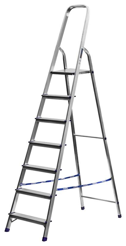 Лестница-стремянка СИБИН алюминиевая, 7 ступеней, 145 см