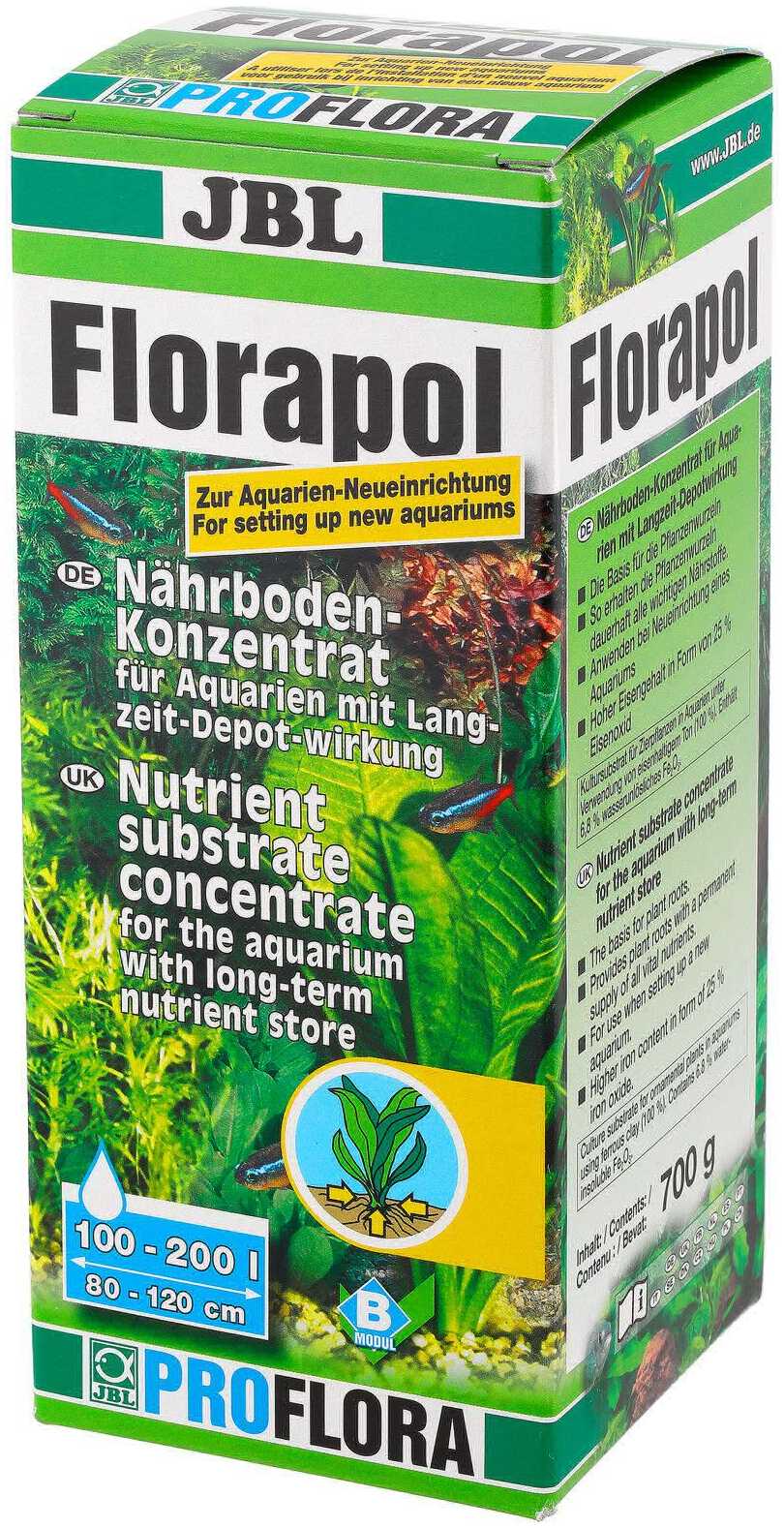 Удобрение для аквариумных растений JBL Florapol Концентрат питательных элементов, 700 г