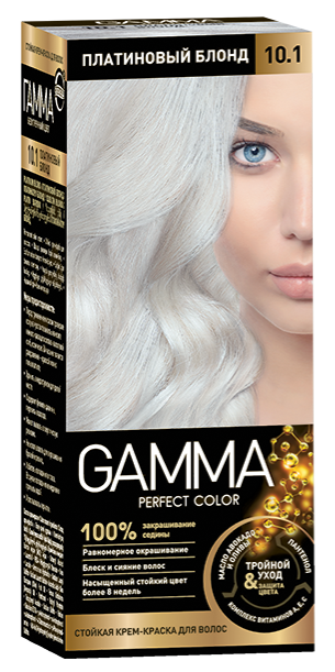 Купить краска для волос SVOBODA GAMMA Perfect color платиновый блонд 10,1, 50гр, цены на Мегамаркет | Артикул: 100024256513