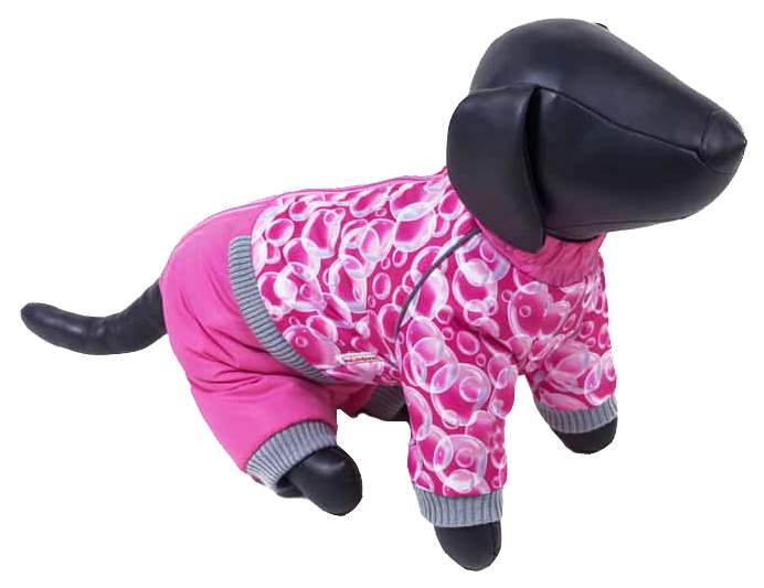 Комбинезон для собак Зоо Фортуна размер S женский, розовый, длина спины 23 см