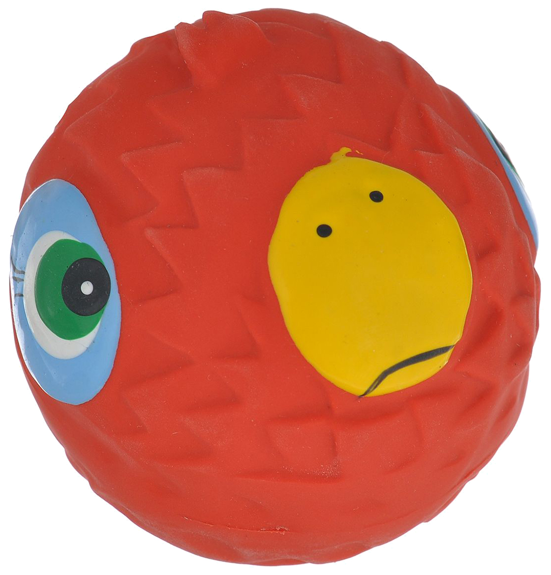 Апорт для собак Beeztees Мяч с мордочкой животных, в ассортименте, 7 см